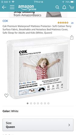Brand new Cok Premium Waterproof Mattress Protector-