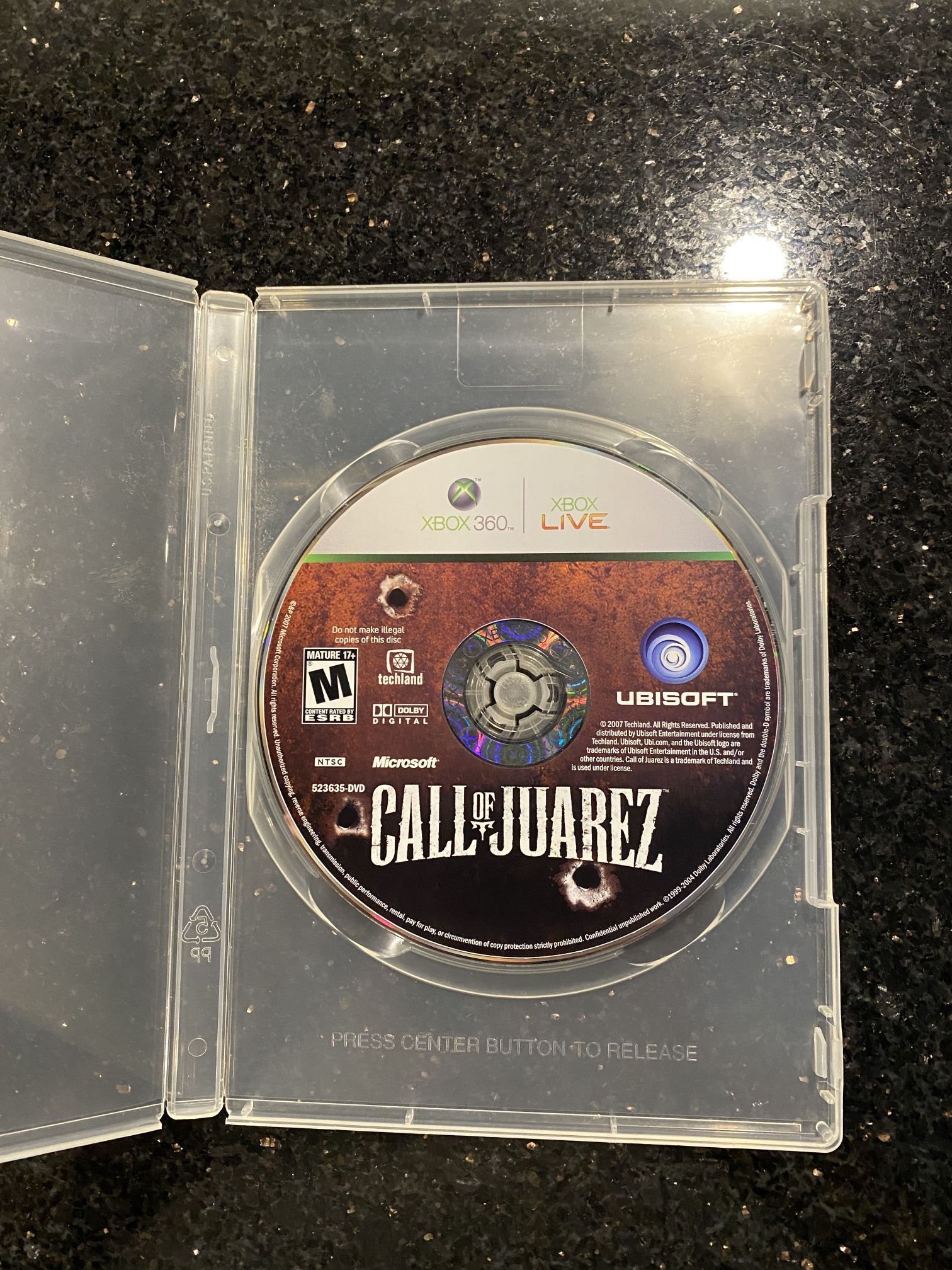 Call of Juarez Video Game for the Xbox 360 Disc Only in Generic Box 