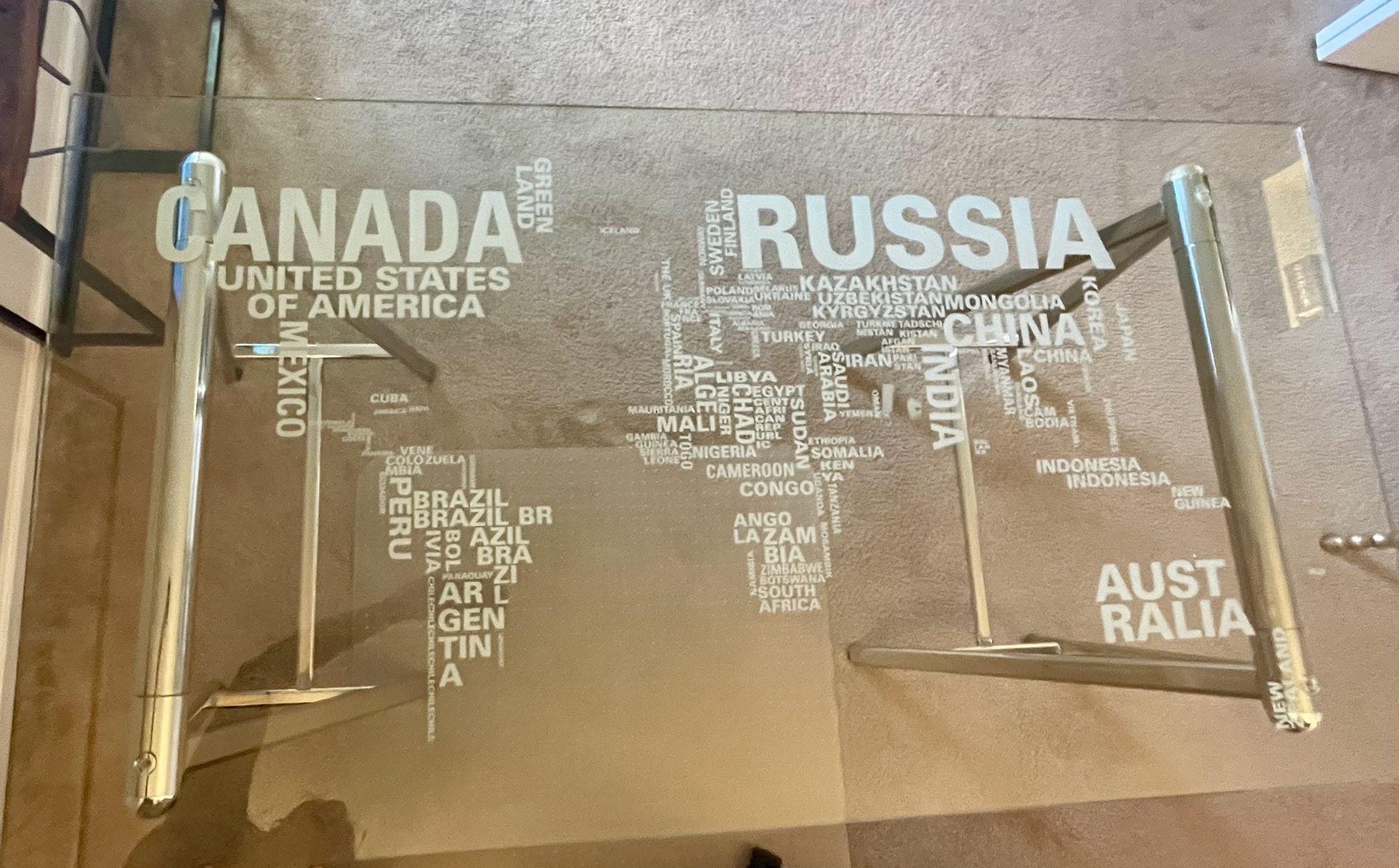 World Map Table/Desk
