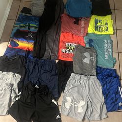 Lot of boys 10/12 adidas under armour and more $15