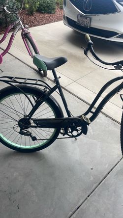 Pretty Schwab Black and Teal Beach Cruiser