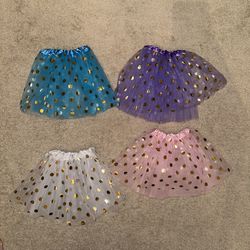 4 Piece Toddler tutus (NEW)