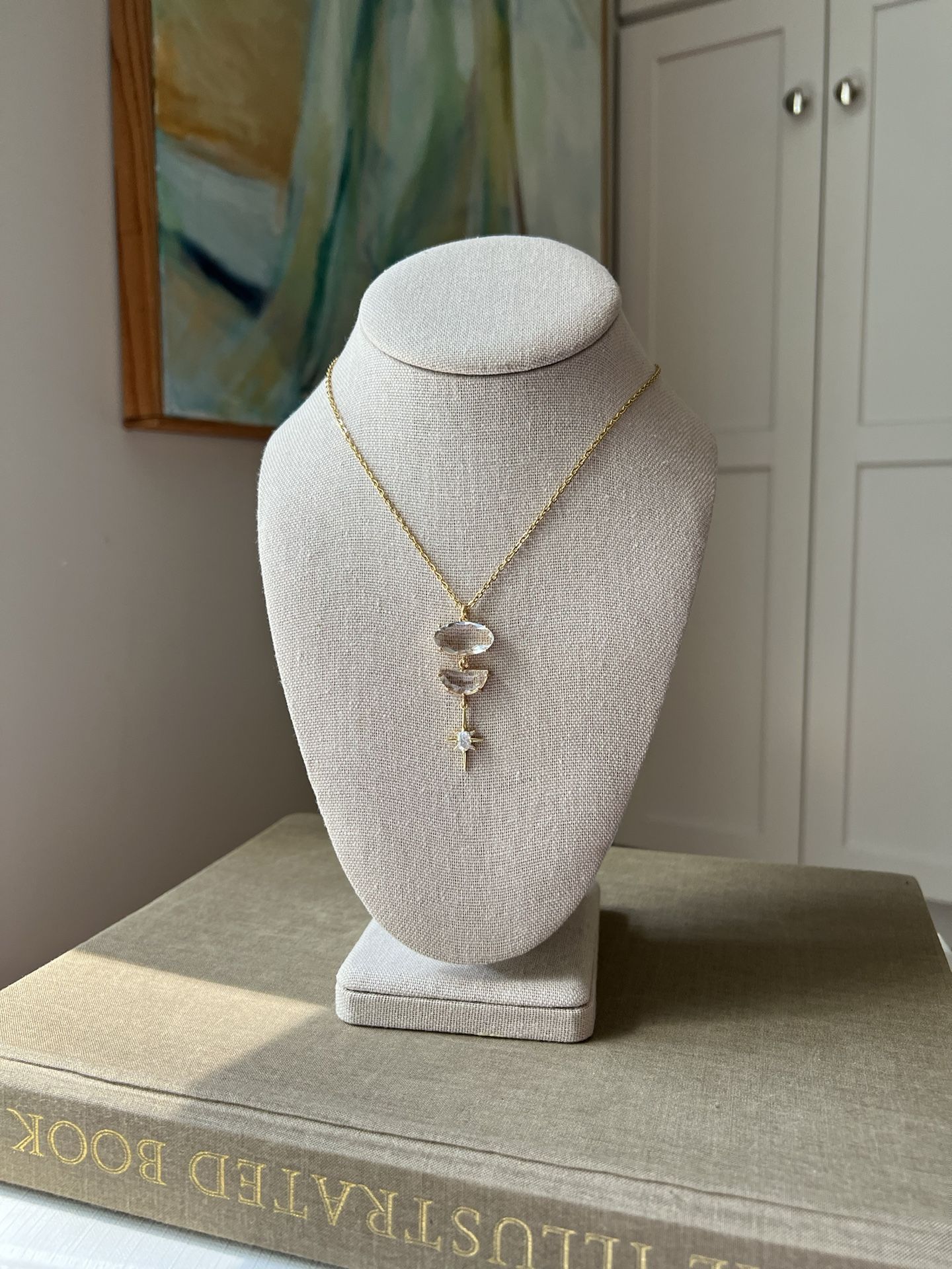 Ornate Celestial Pendant Necklace ( firm on price )