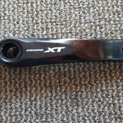 Barely Used Leftside Shimano XT 170mm Crank $25 OBO