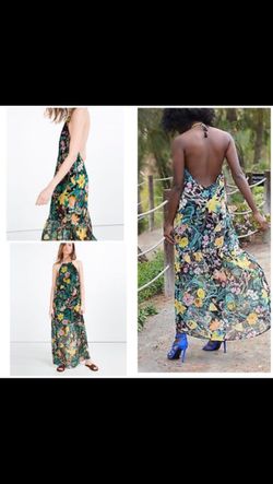 Reduced price!!! NEW** Zara floral maxi dress. Size M