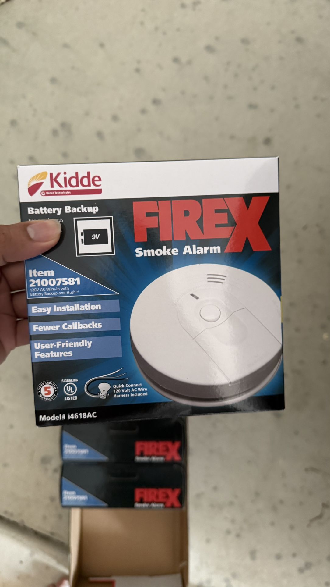 Kidde Firex smoke Alarms 