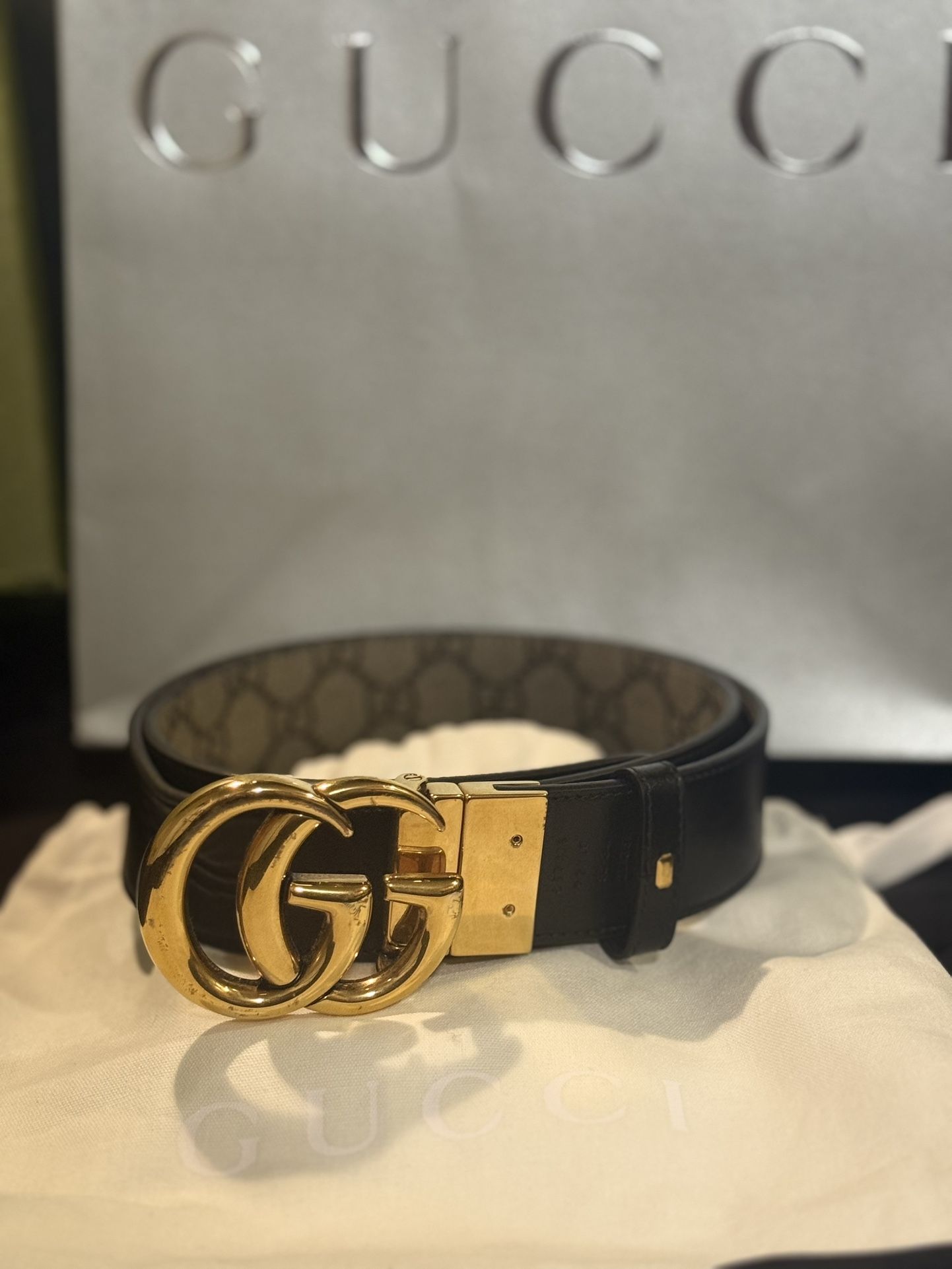Gucci Marmont Reversible Belt