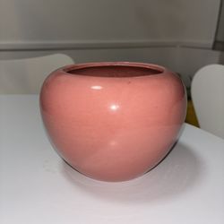 Vintage Pink Ceramic Planter 512