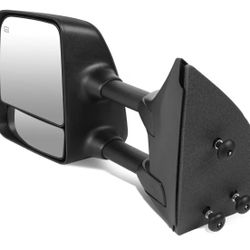 Nissan Frontier 05-18 Powered Heated Towing Mirror Left Side  Espejo retrovisor eléctrico y calefactable para remolque, lado izquierdo, para Nissan Fr