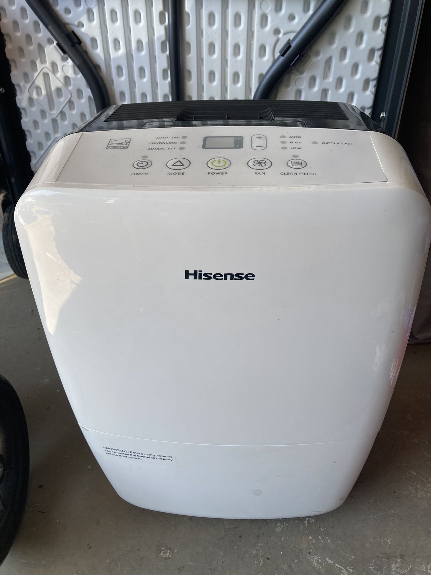 Hisense Dehumidifier Like New