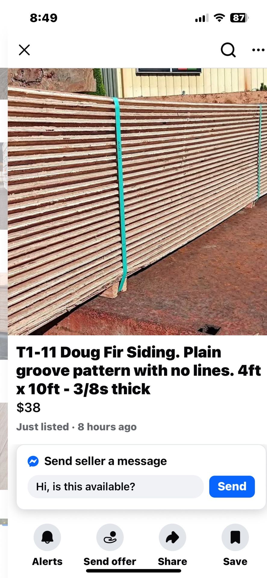 Siding sheets