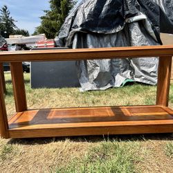 Oak Entryway Table and End Tables 