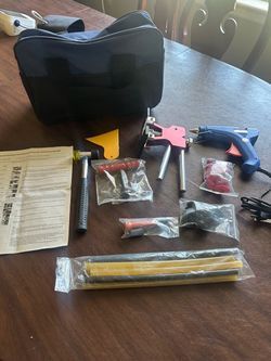 Paint less dent removal tools kit