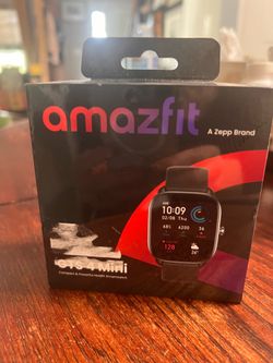 New Sealed Amazfit GTS 4 Mini Smartwatch – GPS, Alexa, Midnight Black
