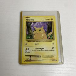 Rare Pikachu Pokémon Card 35/108 2016 Level 12 60 HP