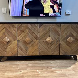 Barely Used TV Stand Real wood