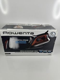 Rowenta Iron Powerful Steam Power 1700 Watts DW23 AccessTeam Durable Soleplate
