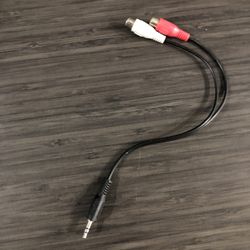 RCA 3.5mm audio cable Y splitter cable headphone jack smartphone laptop audio system TV amplifier speakers