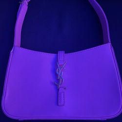 Pink Shoulder Bag with Gold Logo