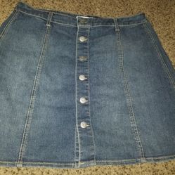 Jean Skirt Size 16