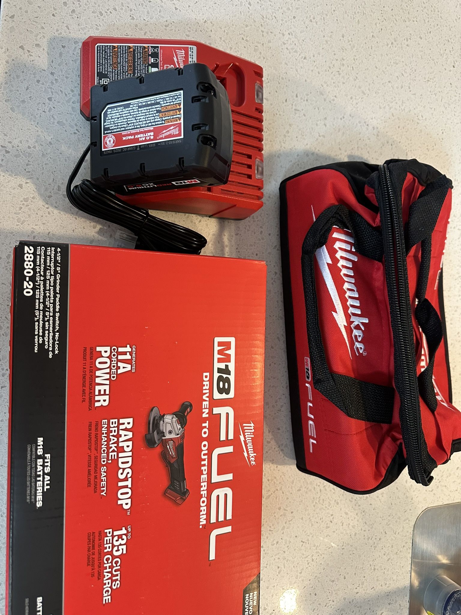 Milwaukee Grinder 4 1/2” - 5”