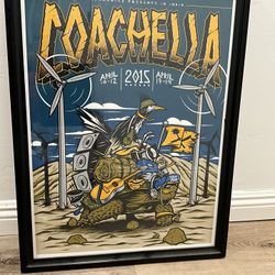 Coachella 2015 Original Us vs Them Poster 