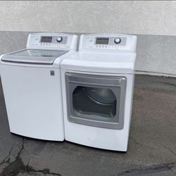 LG Washer And Electric Dryer 