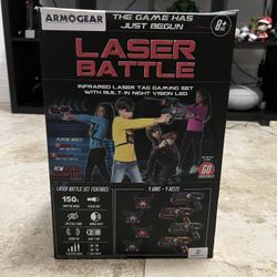 Laser Tag Set for kids, 4 laser guns, 4 laser vests