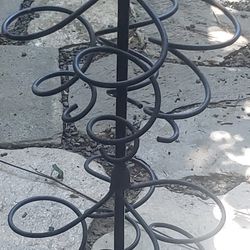 METAL Black Heavy Duty Wine rack 