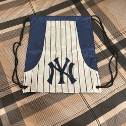 New York Yankees Drawstring, Nylon Backpack