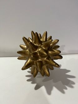 Large Antique Gold Urchin