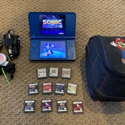 Nintendo Dsi Midnight Blue Bundle 