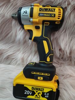 20v DeWalt Impact Wrench 1/2in And Bethany 6ah No Charger