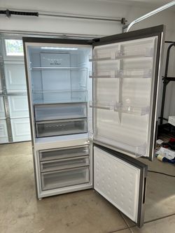 Hailer 15 Cu. Ft. Counter-Depth Stainless Steel Refrigerator