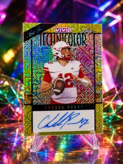 2024 Leaf Vivid Technicolor Gold #T-CPI Chubba Purdy Auto #/10
