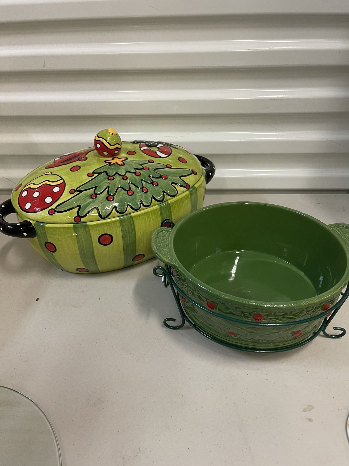 Set Of 2 Holiday Casserole, Dishes