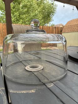 Princess House Large Glass Cake Dome Cloche