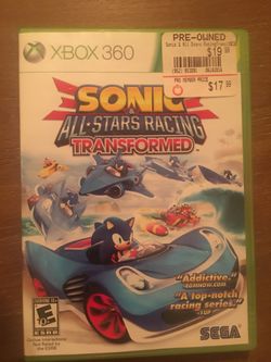 Xbox 360 sonic racing