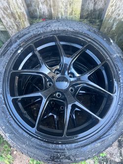 BLACK RIMS W TIRES  $600 OBO