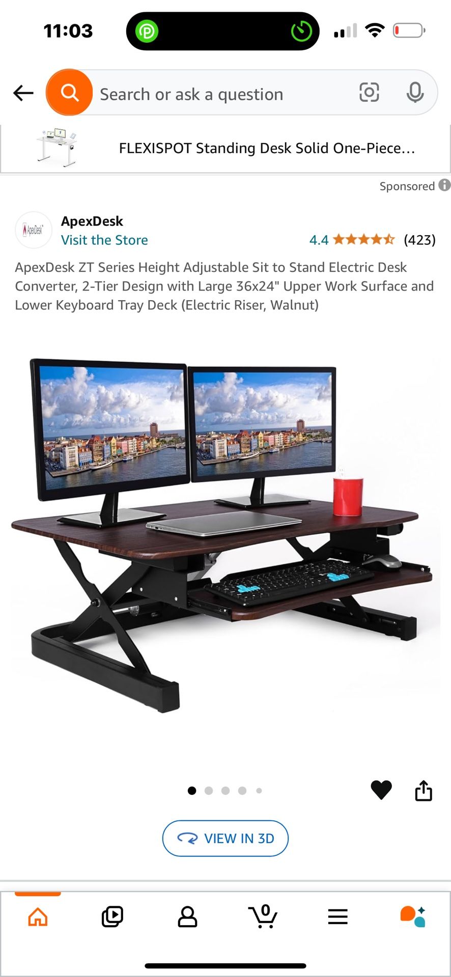 APEX DESK ZT series Height Adjudtable Electric Desk