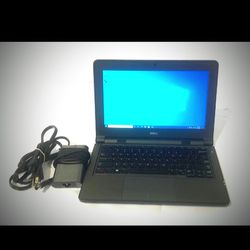 ( Laptop ) ( touchscreen )

Dell latitude 3160

Intel pentium 1.6ghz
Series 4gb ram Windows 11 pro 256gb SSD Webcam