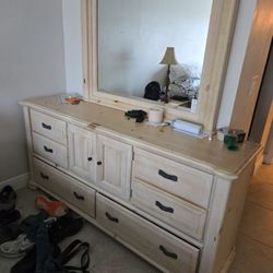 White Beige BEDROOM Set For SALE