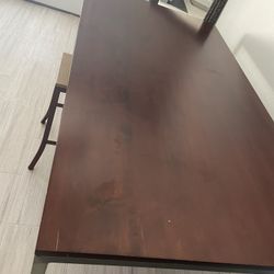 Very Heavy Wood Dining Table 