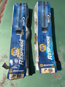 Napa front shock absorbers, 94002 and 32066 part numbers