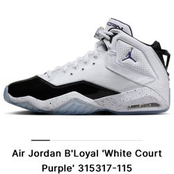 Air Jordan B'Loyal 'White Court Purple' 315317-115