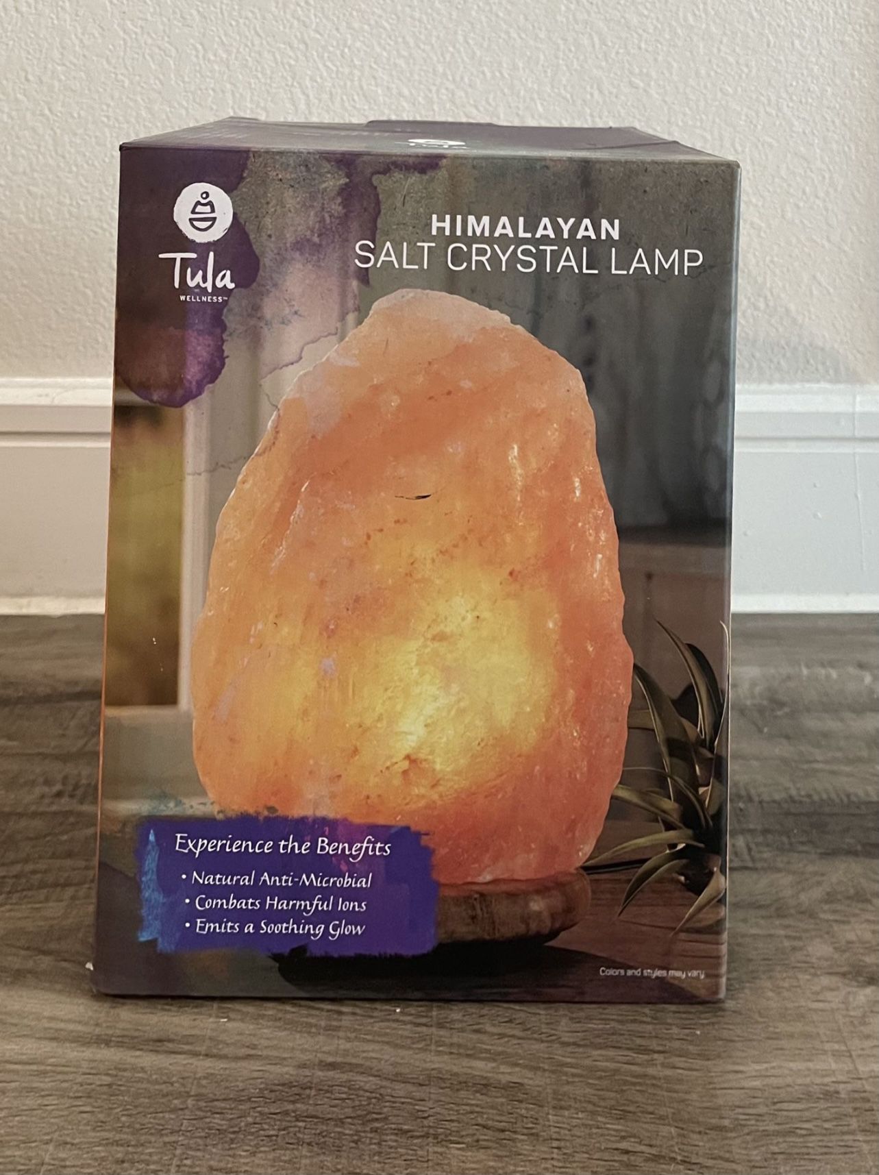 Himalayan Pink Salt Crystal Lamp With Relaxing Impact. Great Home Decor.