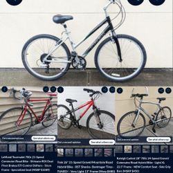4 Bikes Trek, Raleigh, Lemond - Hybrid Mountain/Road/Gravel/Commuter 28" 700c 26" (Make An Offer!)