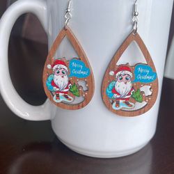 Santa Earring 