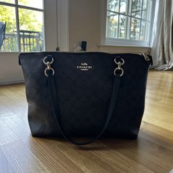 Coach City Zip Tote F58918 – Brown/Black with Gold Hardware