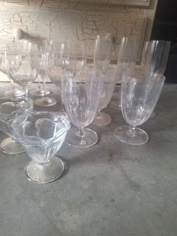 Crystal glasses
